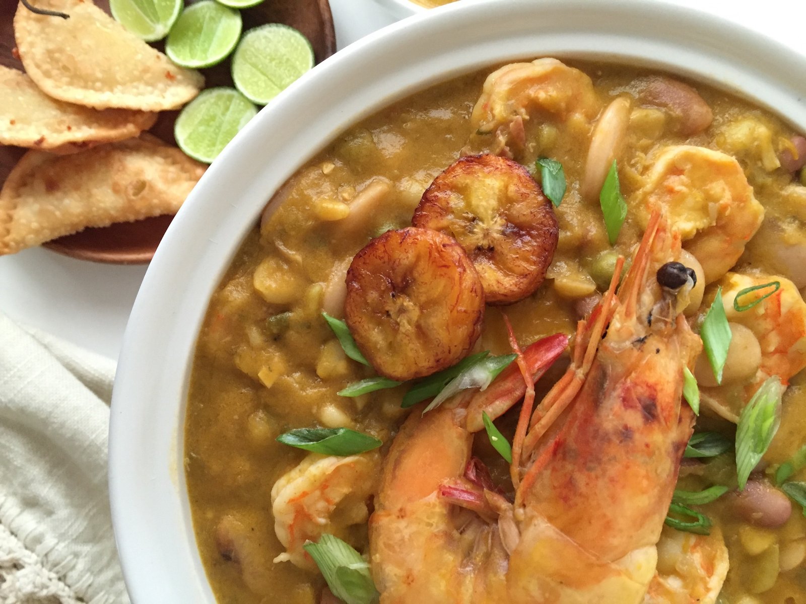 fanesca de coco y camaron