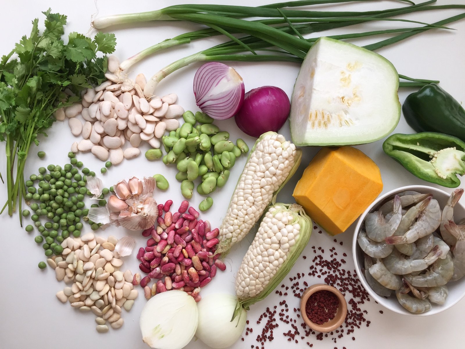 fanesca de coco y camaron