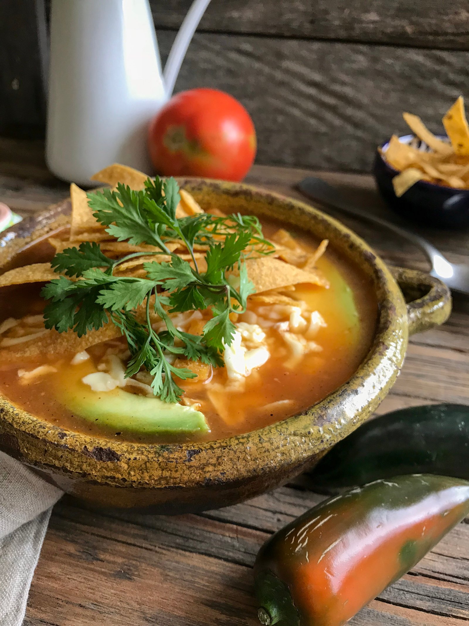 sopa de tortilla