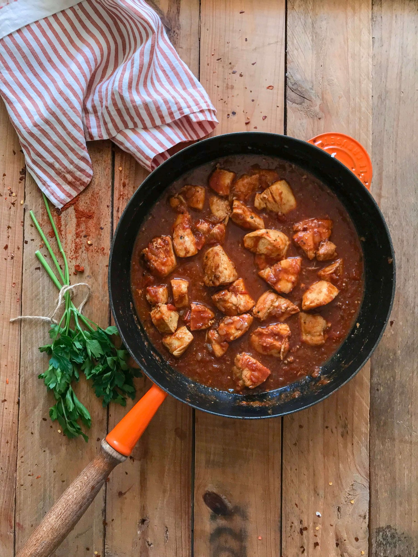 paprikash de pollo