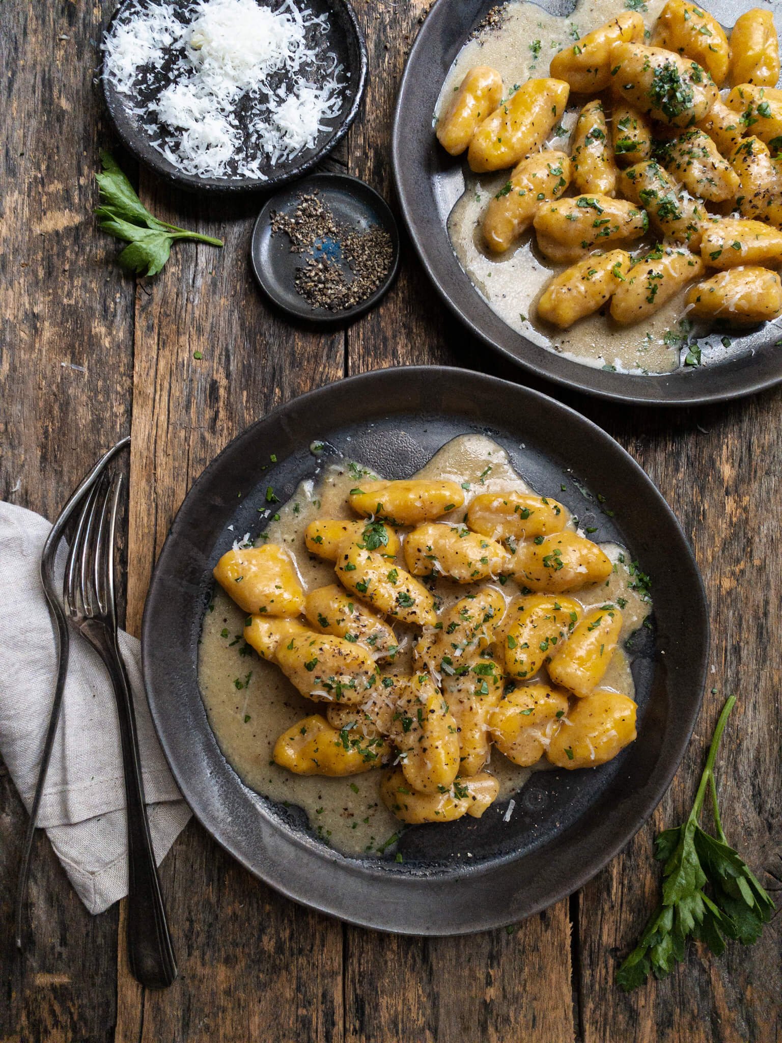 Ñoquis de Zapallo con Salsa de Ajos Asados - Confieso que Cocino