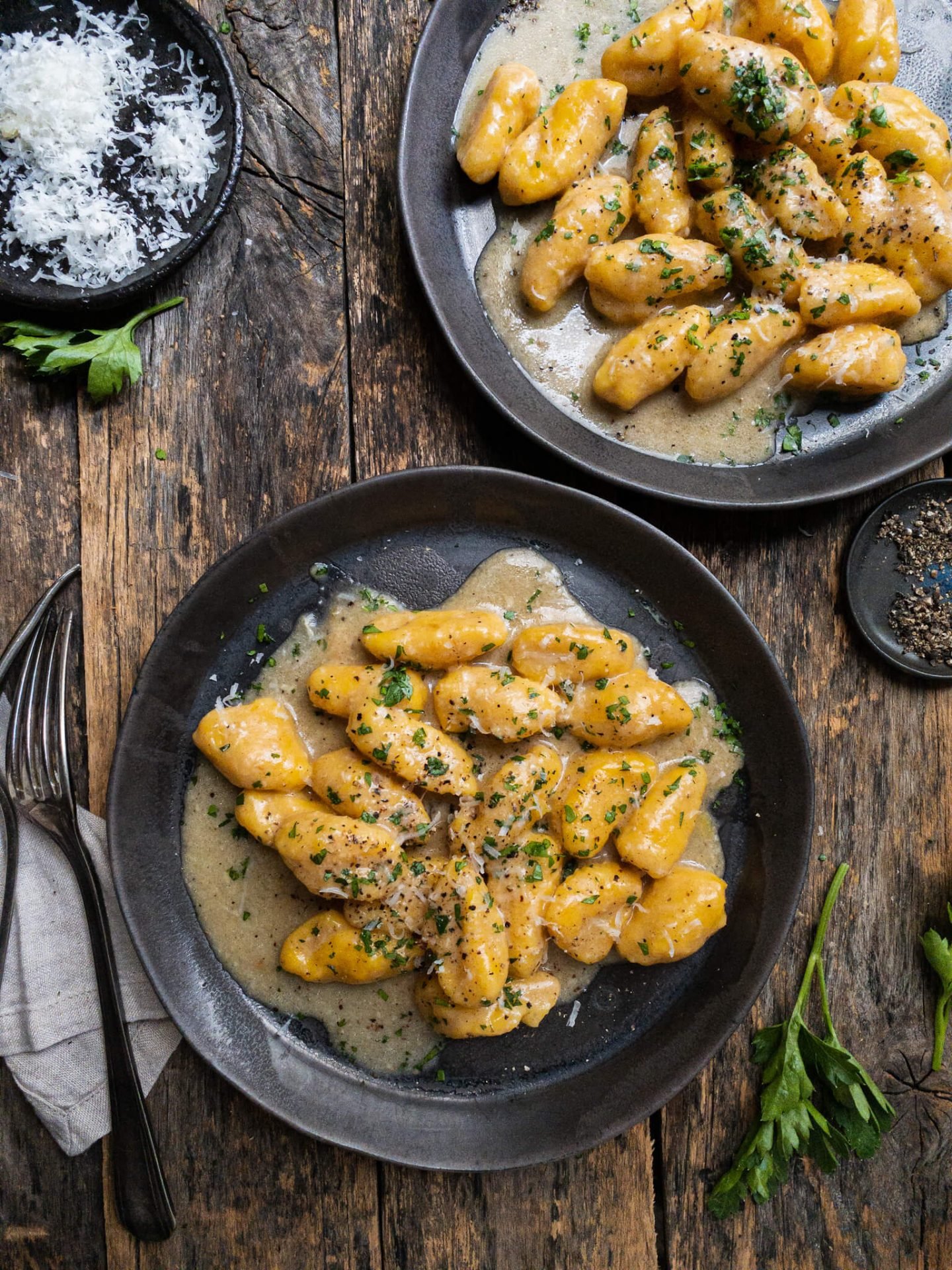 Ñoquis de Zapallo con Salsa de Ajos Asados - Confieso que Cocino